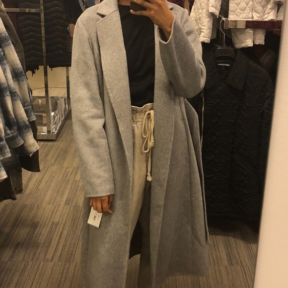 Ralph Lauren wool blend wrap coat